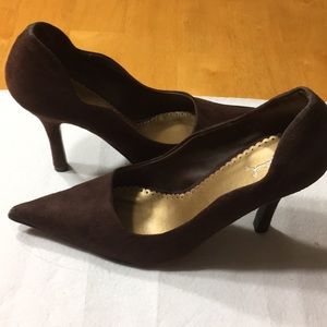 Qupid High heel brown pump